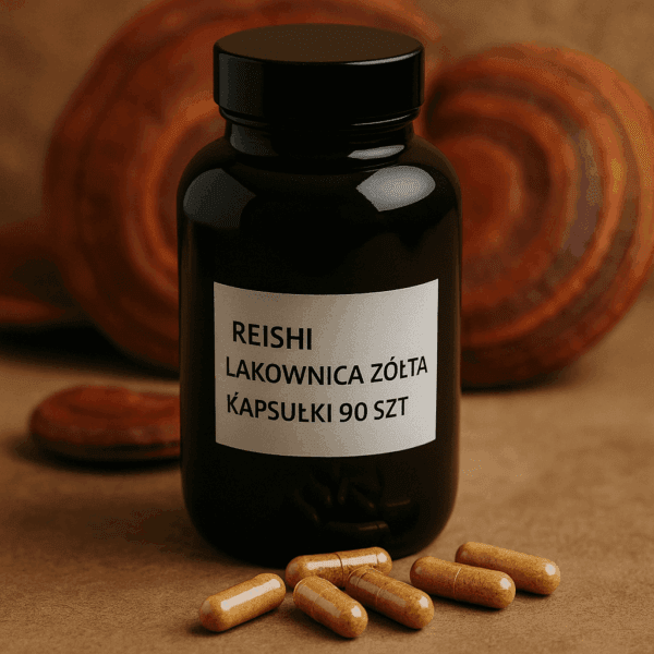 Reishi Lakownica żółta kapsułki 90szt