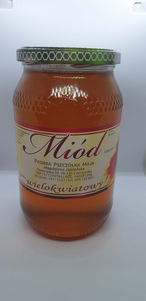 20250711_181136 Miód Wielokwiatowy 1200g