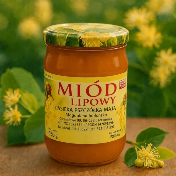 Miód Lipowy 650g
