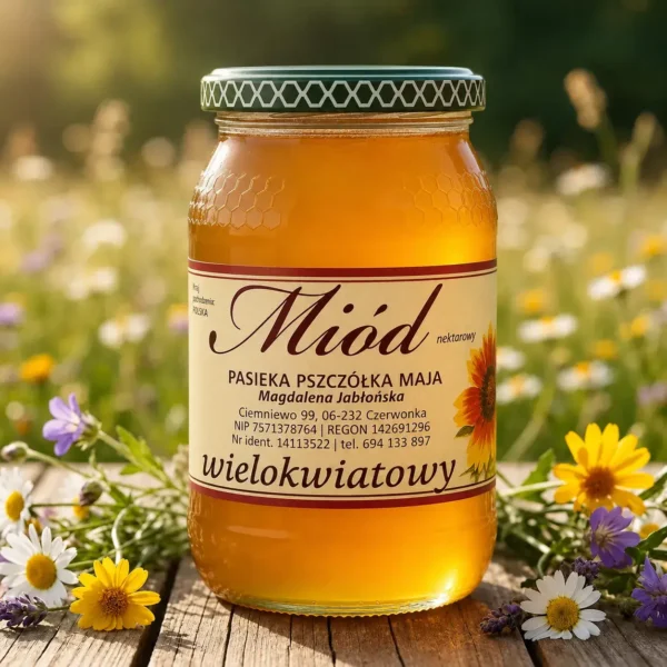 Miód Wielokwiatowy 1200g