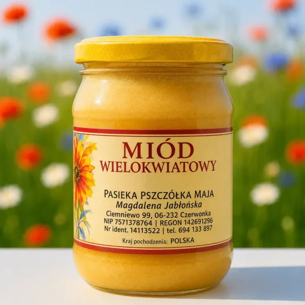 Miód Wielokwiatowy 650g