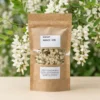 Kwiat akacji suszony 10g - ziele w ekologicznym opakowaniu kraft, certyfikowany zielarz-fitoterapeuta, naturalne kwiaty akacji do naparów