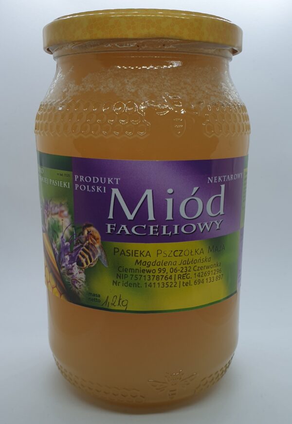 Miód Faceliowy 1200g